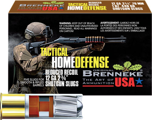 nneke 12 Gauge SL-122THD THD Home Defense 2.75 1oz Slug 1378 FPS Ammo