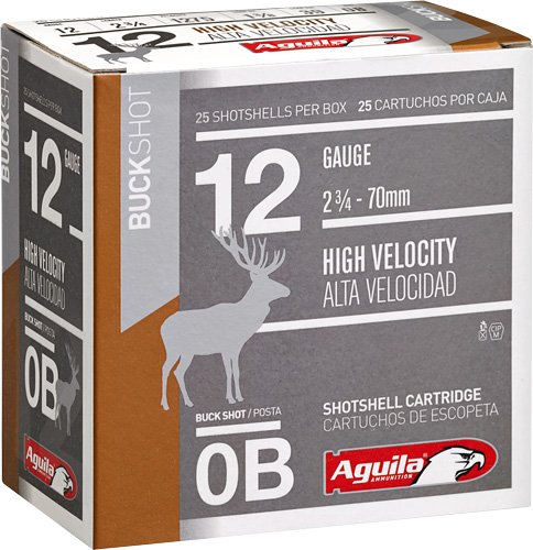 ila 1C1200BA Buckshot High Velocity 12 Gauge 2-3/4 1-3/8oz #0 Buck 1275 Fps Ammo