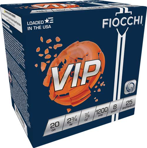 cchi Exacta Target VIP #8 20 Gauge 7/8 Oz 2.75 In Ammo