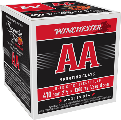 CHESTER AA 410 2.5 1/2OZ #8 1300FPS 250RD CASE LOT Ammo