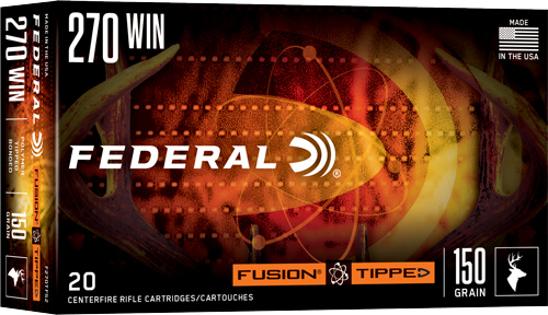 Federal Fusion Tipped .270 Winchester 150 Gr PolyTip eral Fusion Tipped .270 Winchester 150 Gr PolyTip Ammo