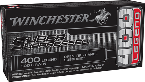 WINCHESTER SUPER SUPPRESSED 400 LEGEND 300GR 20RD 10BX CS 1060 FPS