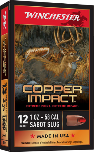 chester 12 Gauge X12CLF Copper Impact 2.75 1oz Sabot Slug Ammo