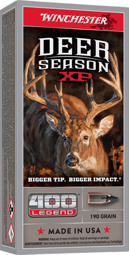 Winchester Deer Season XP  400 Legend 190 Gr PolyTip 2400 FPS
