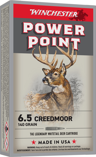 chester Power-Point 6.5mm Creedmoor 140 Gr JSP Ammo