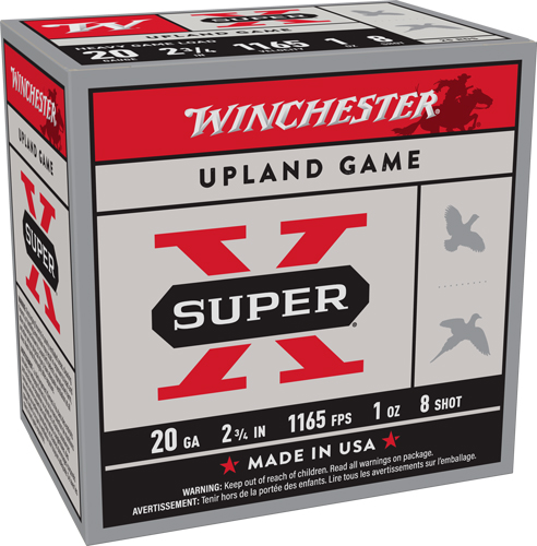 Winchester Super X Heavy Game Load #8 20 Gauge 1 Oz 2.75 In chester Super X Heavy Game Load #8 20 Gauge 1 Oz 2.75 In Ammo